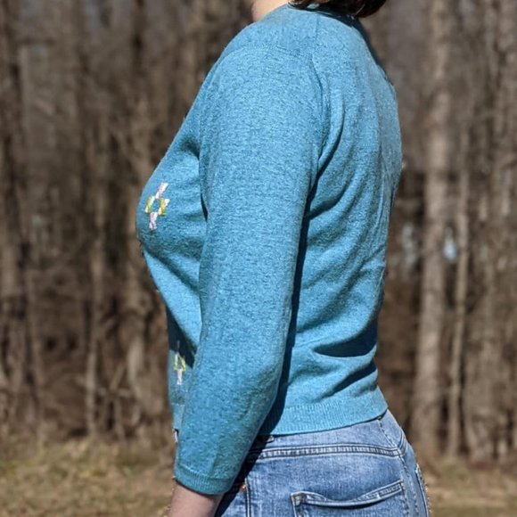 Vintage Ballantyne Scottish Cashmere Sweater - Picture 2 of 4